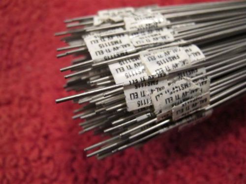 Titanium 6al-4v (grade 5) tig welding wire .040 x 36&#034; - quantity of 50 for sale