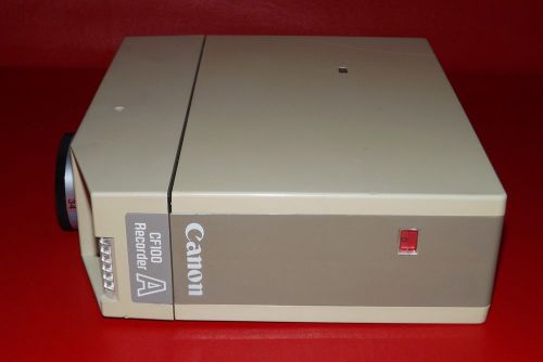 OEM PART: Canon 100 Document Camera CF100 Recorder A