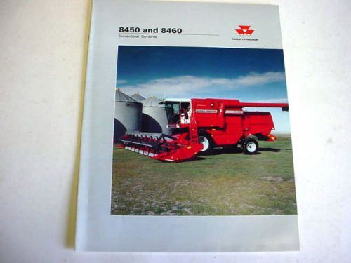 Massey Ferguson 8450 &amp; 8460 Combine, 12 Pages,1993 Brochure          m#