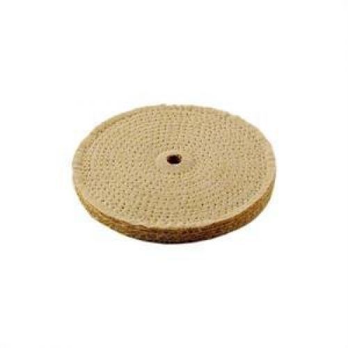 6 Sisal Buffing Wheel, 6 x 11 Ply (5/8 thick) x 1/2 Hole (2-Pack)