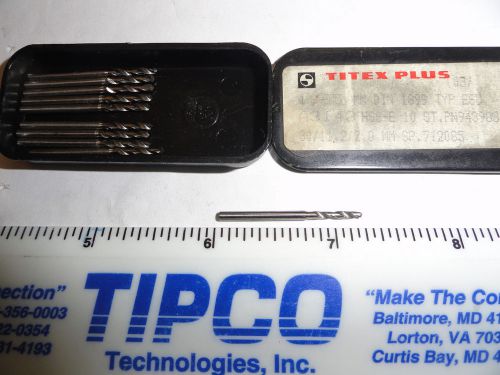 Titex #56 (.0465&#034;) vanadium screw machine drill bits, 5057101 for sale