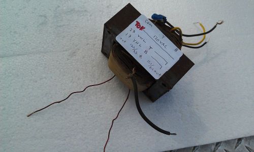7V65 TRANSFORMER FROM AUTOMOBILE BATTERY CHARGER: 120VAC --&gt; (27 &amp; 17 VNL)