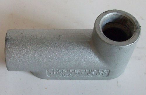Cooper Crouse-Hinds 1-1/4&#034; Iron Alloy Conduit Body LB 47 NNB