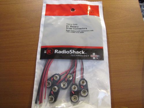Heavy duty 9v battery snap connectors - 270-0324 for sale