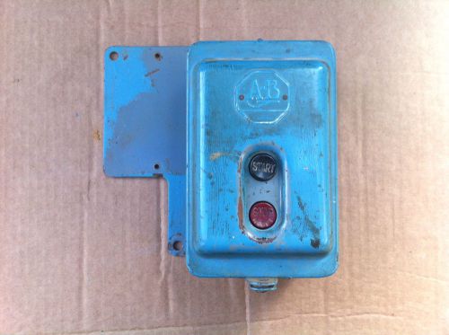 Vintage Allen Bradley Push Button Switch Starter Delta Rockwell Unisaw Shaper