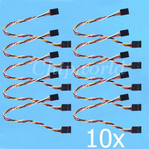 10pcs XH2.54-4P 2.54mm 20cm Dupont Wire Female to Female 4P-4P Connector