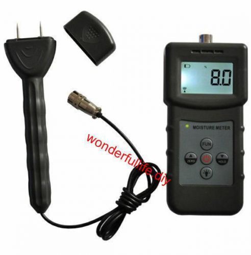 Handhold Moisture meter Pin and Inductive type for Timber Bamboo Carton concrete