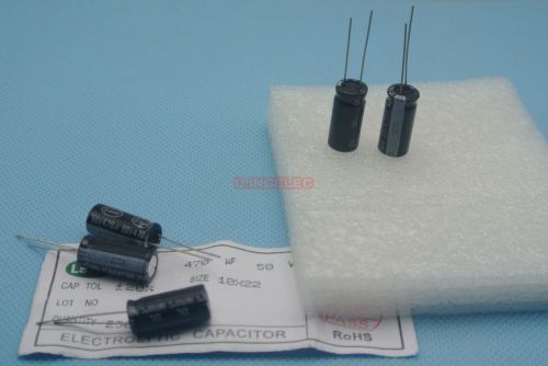 20pcs 470uf 50v electrolytic capacitor long life 105degc ls for sale