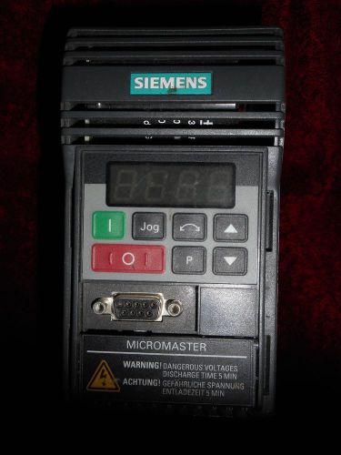 *XCLNT COND* Siemens 6SE9212-1CA40 MM37/2 MICROMASTER Inverter AC Drive