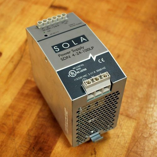 SOLA SDN 4-24-100LP 24Vdc 3.8Amp Power Supply