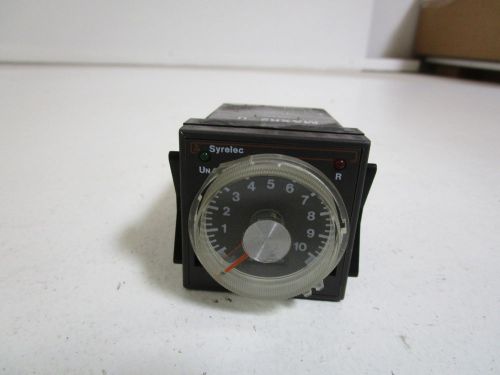 Syrelec relay timer 110vac maxr2.u *new out of box* for sale