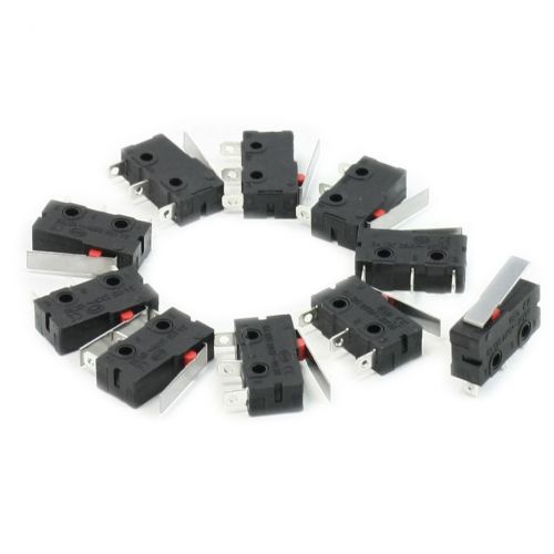 10 pcs ac spdt 1no 1nc short straight hinge lever mini micro switch gy for sale