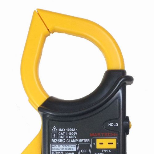 Mastech m266c ac digital clamp meter with temperature gy for sale