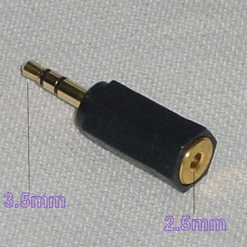 - 3.5mm to 2.5mm Audio Plug Jack Adapter Connector HKe