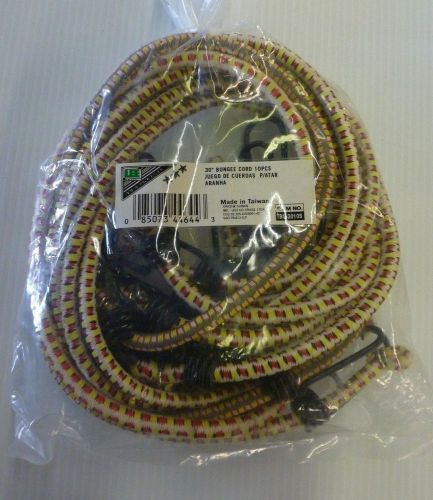 10pc bungee cord 30&#034; inch 2 hooks tie downs for sale