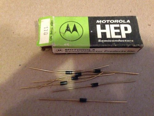 7 - Motorola HEP170 General Purpose Silicon Rectifier Diodes 2.5A 1000V in box
