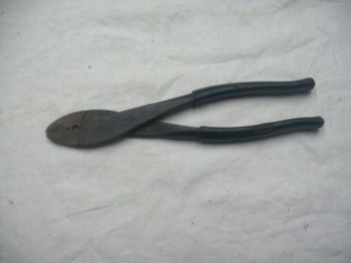 Vintage thomas &amp; betts co. sta-kon lug crimper pliers tool for sale