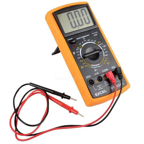 New digital lcd voltmeter ammeter ohmmeter test meter multimeter msny for sale