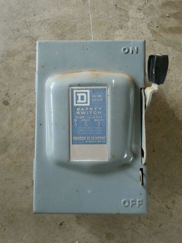 Square D  D-211-N Safety Switch 30 Amp Single Throw D211N