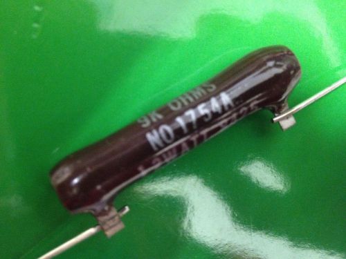 10 x OHMITE 1754A 9000 ohm Resistor 9K 9K? ohms NOS