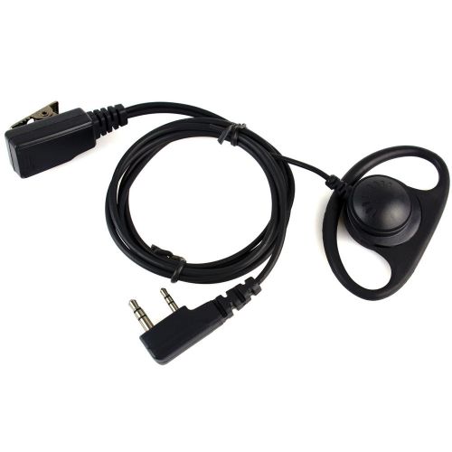 Earpiece Headset for YAESU VX-5R /110 / 132 / VX-168 VX-210 FT-50 TSP-2400 black