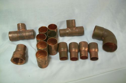 Copper fittings 1&#034; &amp; 1 1/2&#034; n.o.s for sale