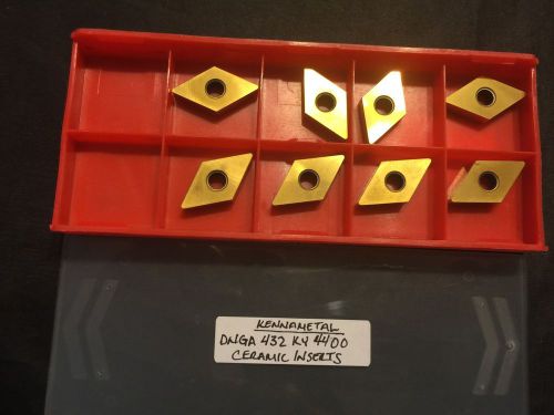 Kennametal dnga 432 ky4400  ceramic inserts **8 inserts** for sale
