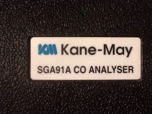 Kane May SGA91A CO Carbon Monoxide Analyser