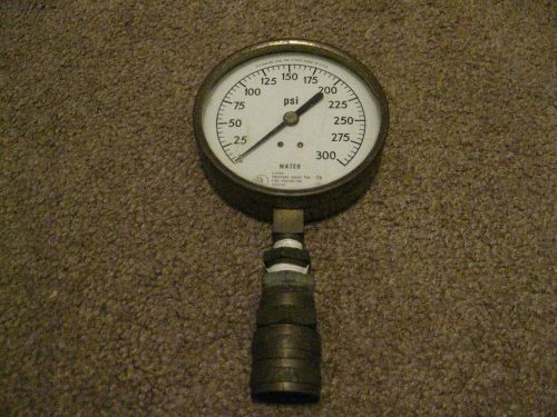 3.5&#034; water pressure gauge for sale