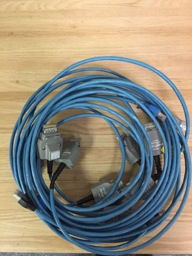 Agilent Wirescope FrameScope 350 Pile of Test Cables Cat6 For Parts Or Repair