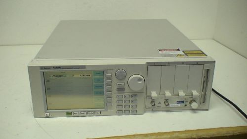Agilent 8164a + 81642a lightwave measurement system with laser source 1640 nm for sale