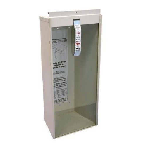 Potter roemer 9752 steel fire extinguisher cabinet, white for sale