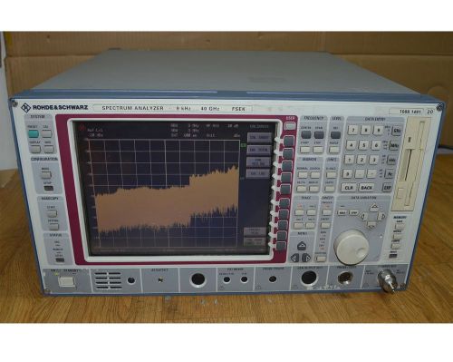 Rohde &amp; Schwarz Spectrum Analyzer 9kHz-40Ghz FSEK (1088.1491.) 20