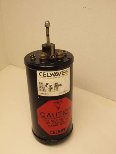 Duplexer pass-reject cavity (uhf) phelps-dodge (celwave) for sale