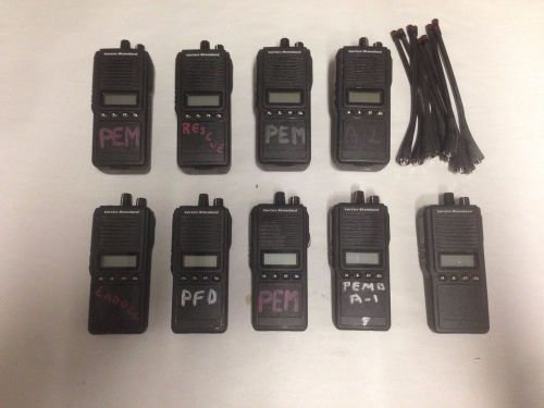 Lot of 9 Vertex Standard VX-310 UHF Portable Two Way Radios  - AS-IS