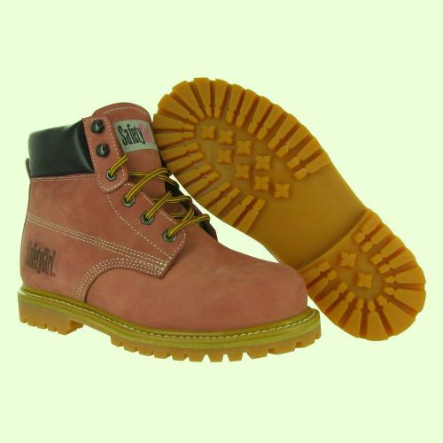 NWT SafetyGirl GS002 Nubuck Leather Steel Toe Waterproof Women&#039;s Work Boot 11.5M