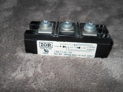 International Rectifier IRKT136-03 Dual Thrystor SCR Power Module, 600V, 135A