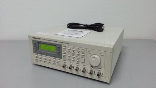 Wavetek 395 synthesized arbitrary waveform generator, 100 mhz + option 001 &amp; 002 for sale