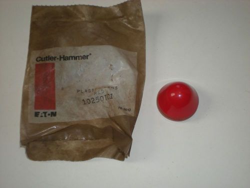 CUTLER HAMMER 10250TC1 RED PLASTIC LENS NEW