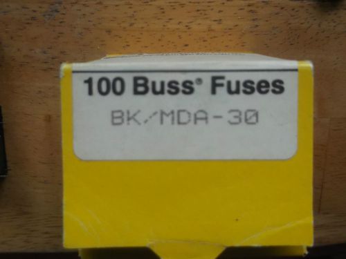 MDA-30 BOX OF 100 BUSSMANN