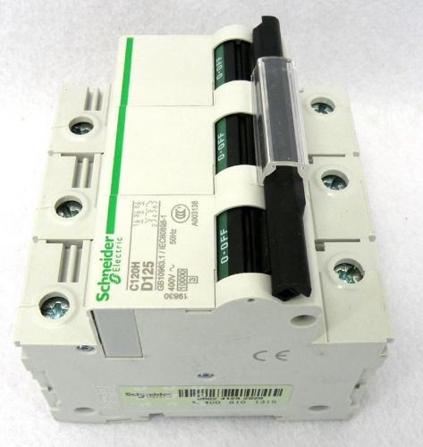New Schneider miniature Circuit breaker C120H 3P D125A