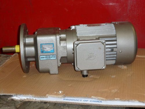 New nord 1hp 203 rpm tefc face mount gearmotor gear motor 3ph sk90s/6cus for sale