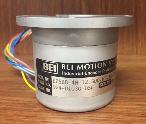 BEI Motion Systems Encoder Model: E25BB-4H-12,500-M5-7406R-LED-SC18