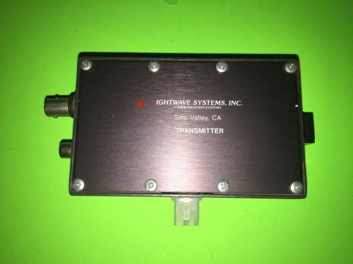 Lightwave Systems Transmitter S/N 02828 * No Power Cord Included