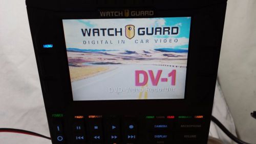 Watch guard video dv-1 vehicle police surveillance system dvd video for sale