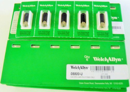 Welch Allyn Replacement Bulbs 4.6V HPX Lamp, 8 Pckgs. of 6, plus 5 (53 Total)