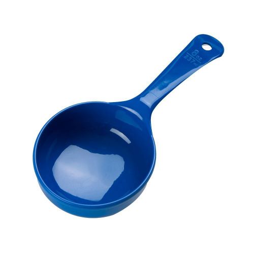 Carlisle 493114 Measure Miser 8 Oz. Blue Portion Control Spoon