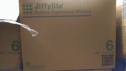 Case100 Jiffylite Heat Seal #6 Jiffy Cushioned Mailer 12 1/2X19 large envelopes