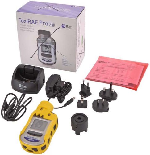 New rae pgm-1860 toxirae pro ec wireless o2/toxic gas monitor +charging cradle for sale