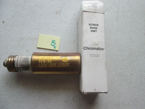 NEW IN BOX CHROMALOX HEATER CARTRIDGE 253809 SCB-50 120V 50W (199-1)